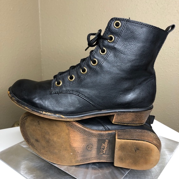 Dirty Laundry Shoes - Dirty Laundry Lace Up Black Booties